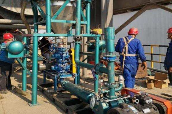 河北化工廠脫硝粉循環(huán)吸送系統項目調試成功