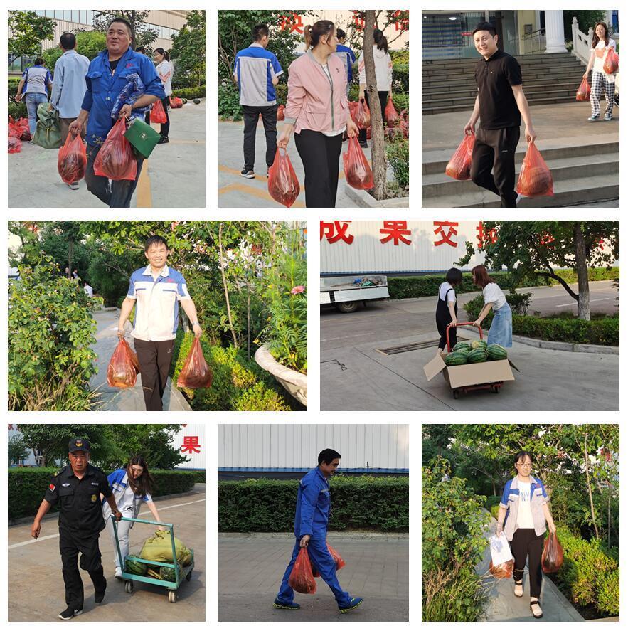 萬斤西瓜齊登場，清涼一夏真是爽！——章丘豐源機械為員工送清涼啦！